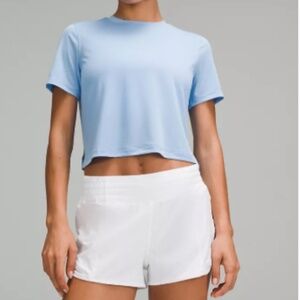 Lululemon Ultralight Waist Length T-Shirt (Sinatra Blue)
